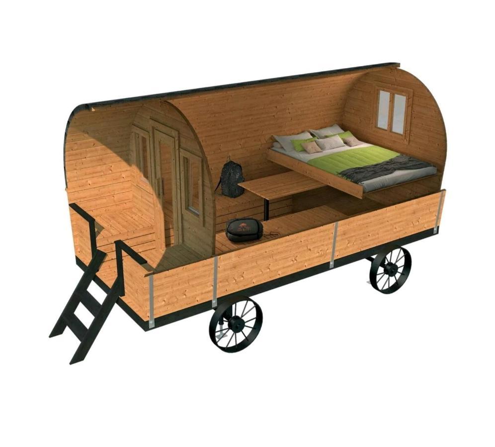 Fasshotel Westernwagen, Beheizt 2-3 Personen Kirchensittenbach Kültér fotó